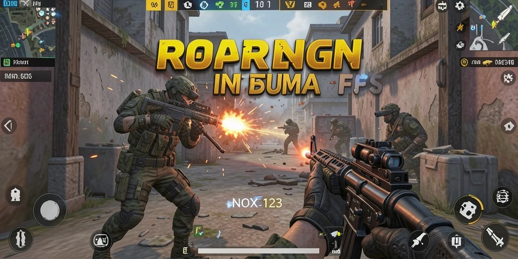 Tampilan gameplay intens dari NOX123 yang mendebarkan di setiap sudut.