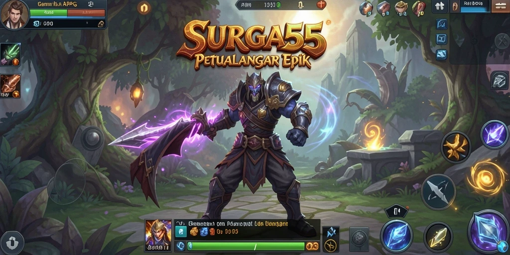 Tangkapan layar gameplay SURGA55 yang mendebarkan.