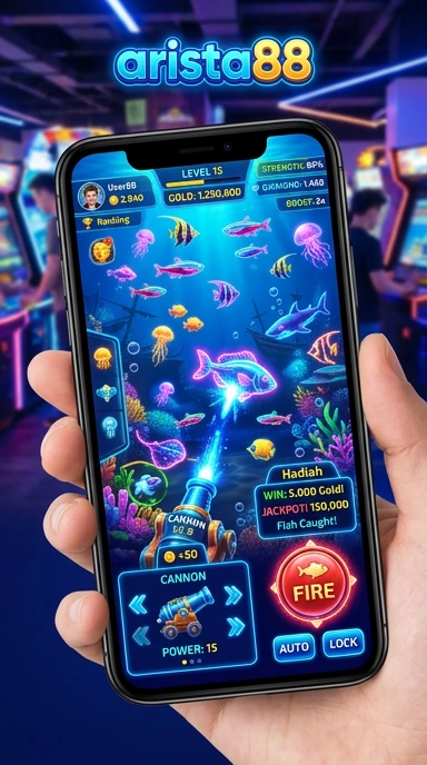 Screenshot aplikasi arista88 menunjukkan kemudahan navigasi.